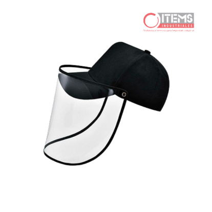 Gorra de Tela con Protector Facial