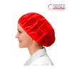 Gorro Tipo Bouffant de Polipropileno, Rojo, Titan