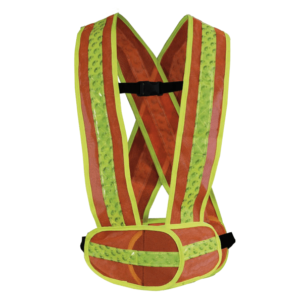 CHALECO TIPO ARNES CON MALLA
