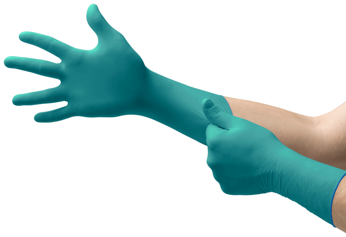 Guantes desechables MICROFLEX™ 93-260 Nitrilo/Neopreno 11" largo