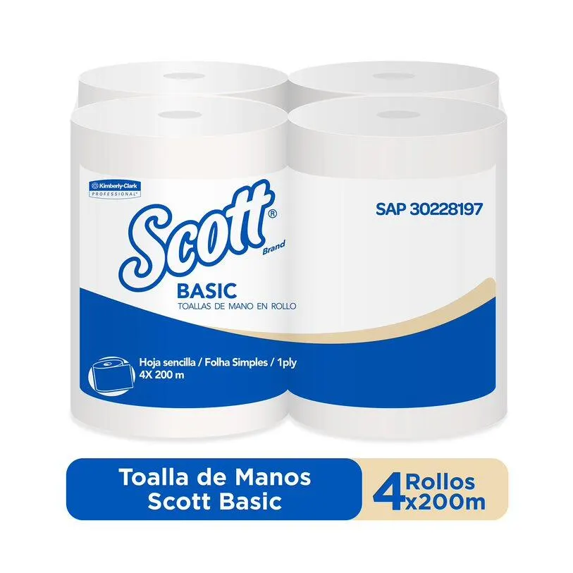 Toallas de Mano Scott® Basic en Rollo 30228197 - Imagen 3